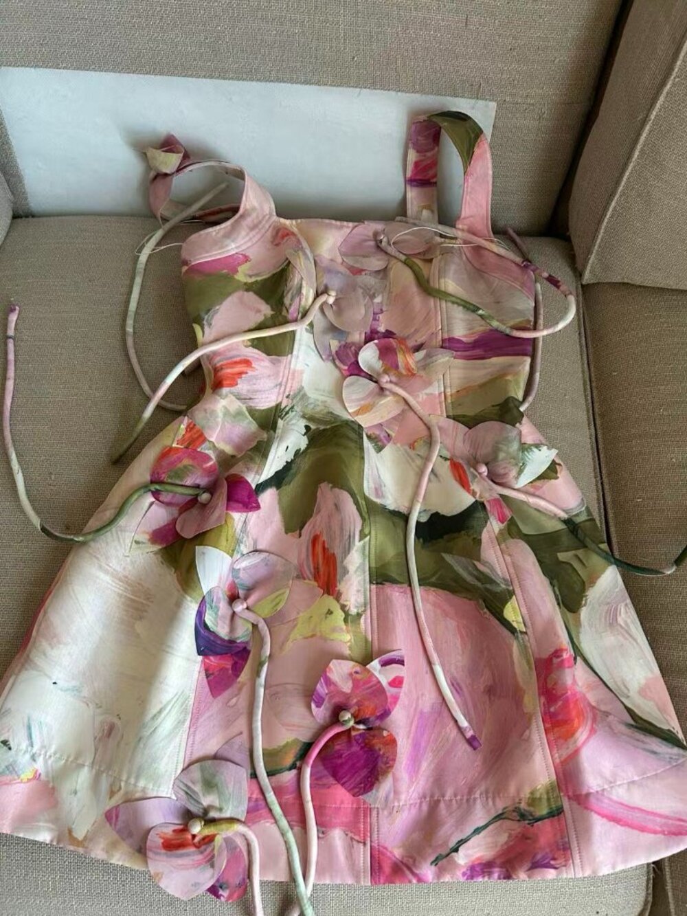 Acler Forever Young Reeve Mini Dress AU8/US4 Garden Afternoon - Picture 4 of 10